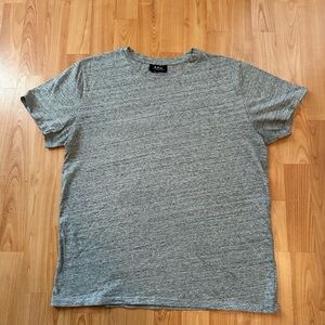 A.P.C. Men's Gray T-Shirt